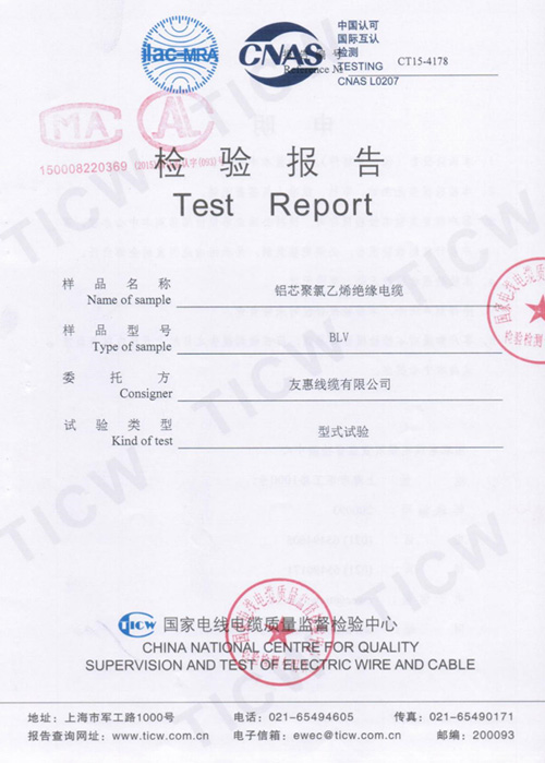 檢驗報告